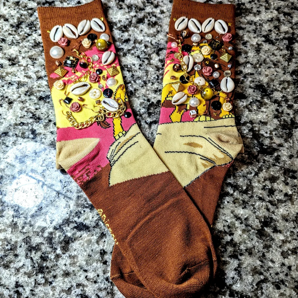 Colorful Patterned Graphic Socks - Picture 5 of 5